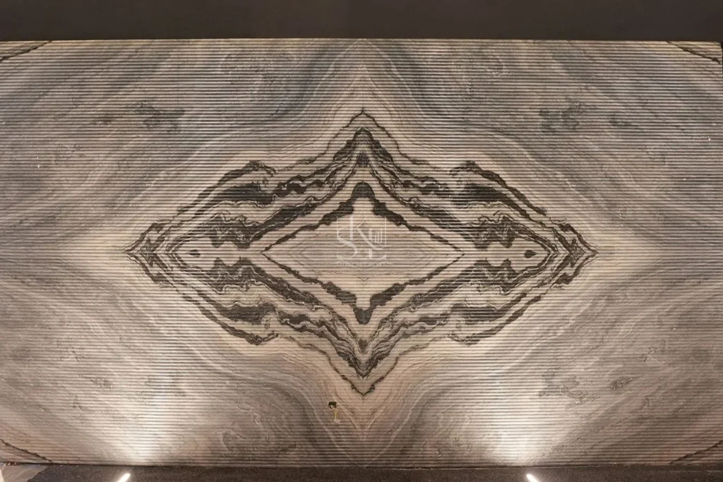 Book Matched Fluting Design