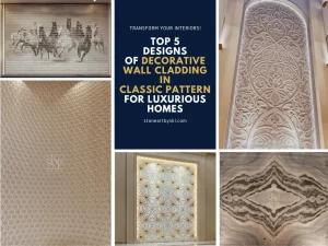 Top 5 Designs of decorative wall claddings