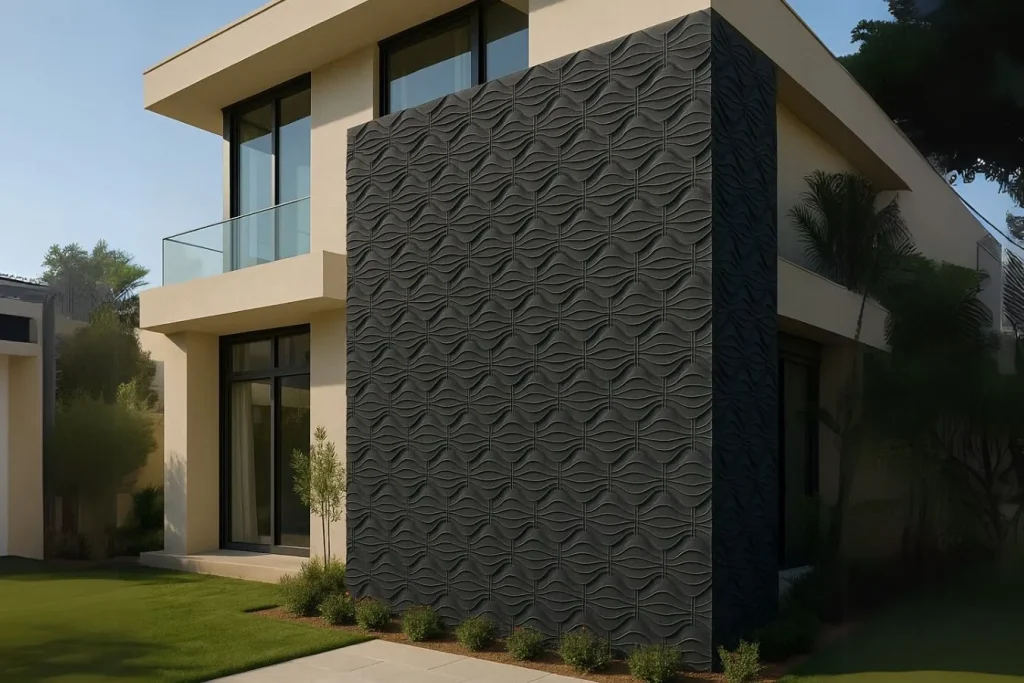 Ripple Wave Wall Design by Stone Art by SKL