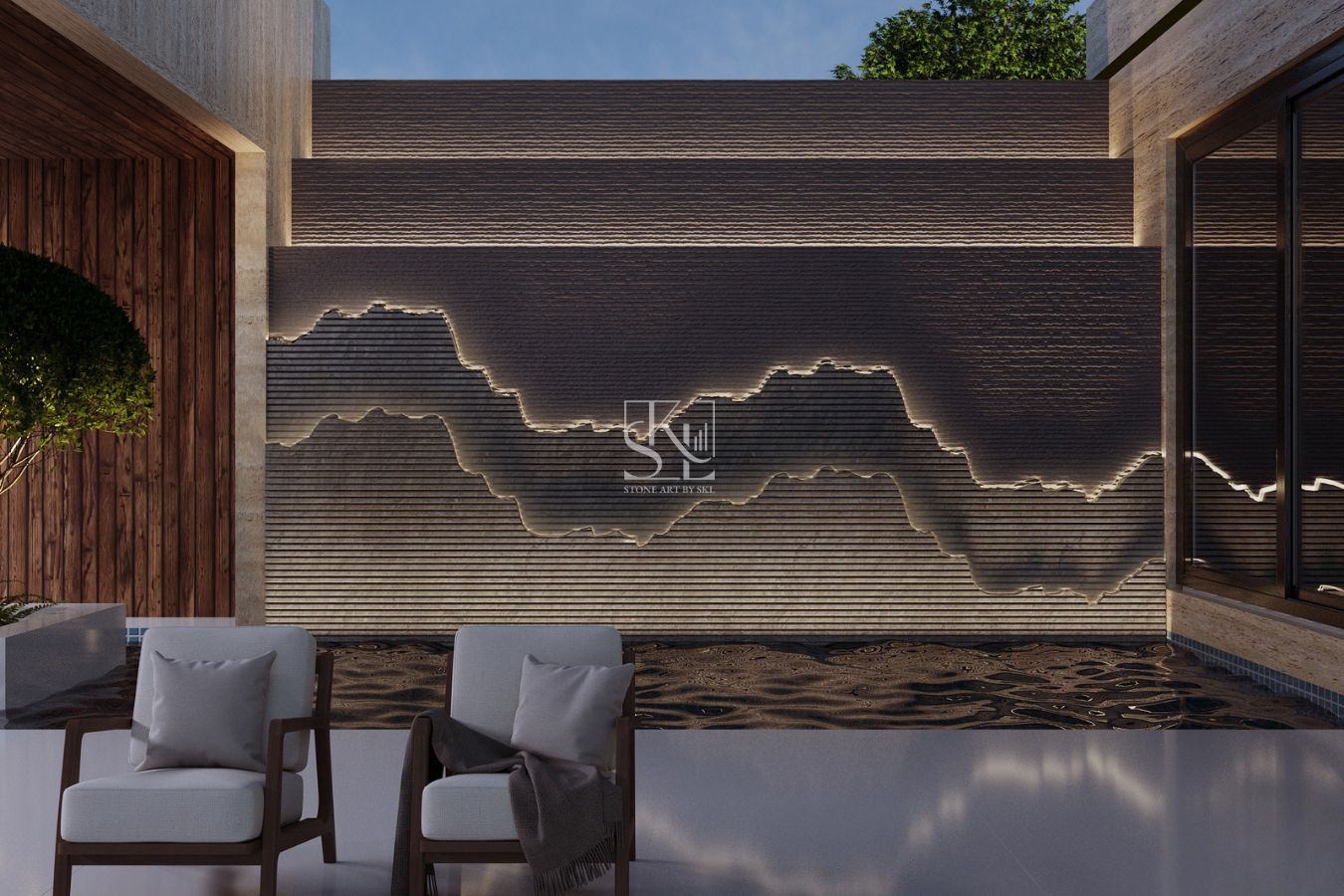 3 Layer Mountain Design