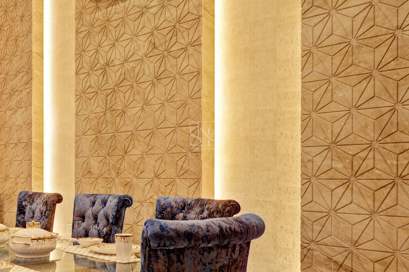 Hexa Pattern Wall