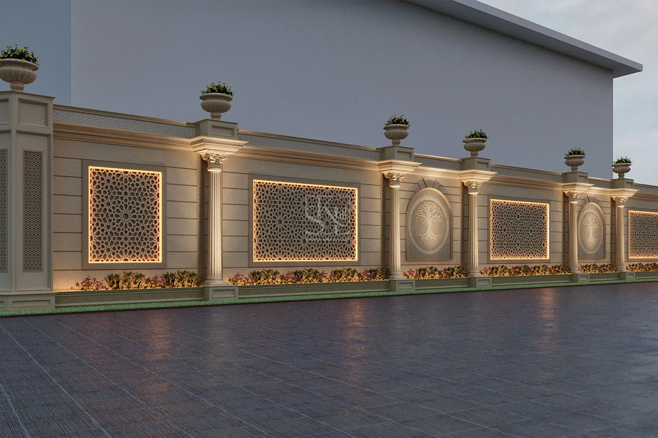 Boundary Wall Concept 1