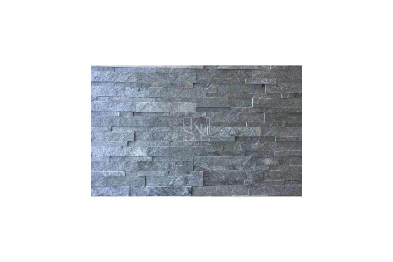 Light Grey Stacked Stone