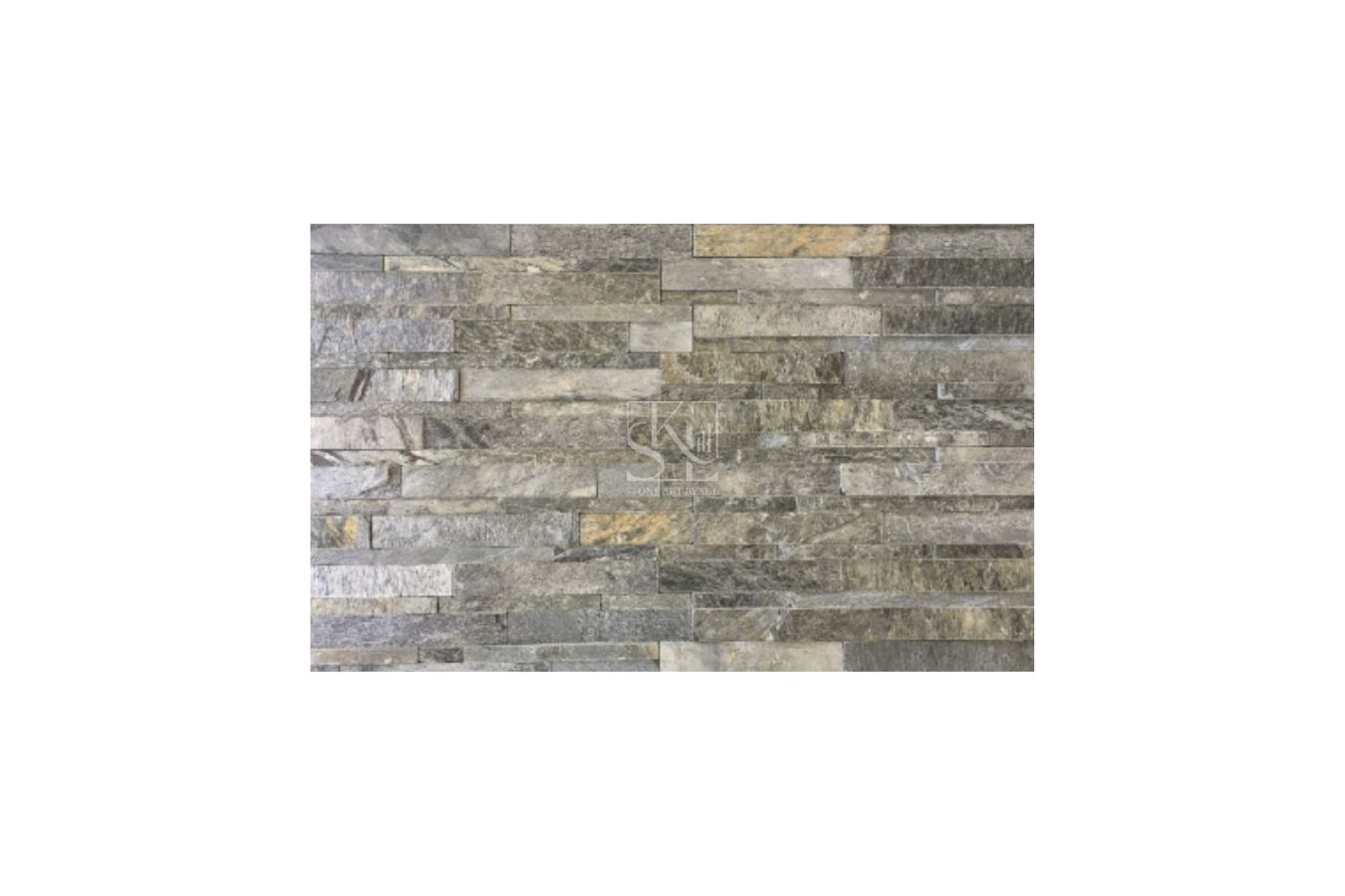 Silver Shine Stacked Stone
