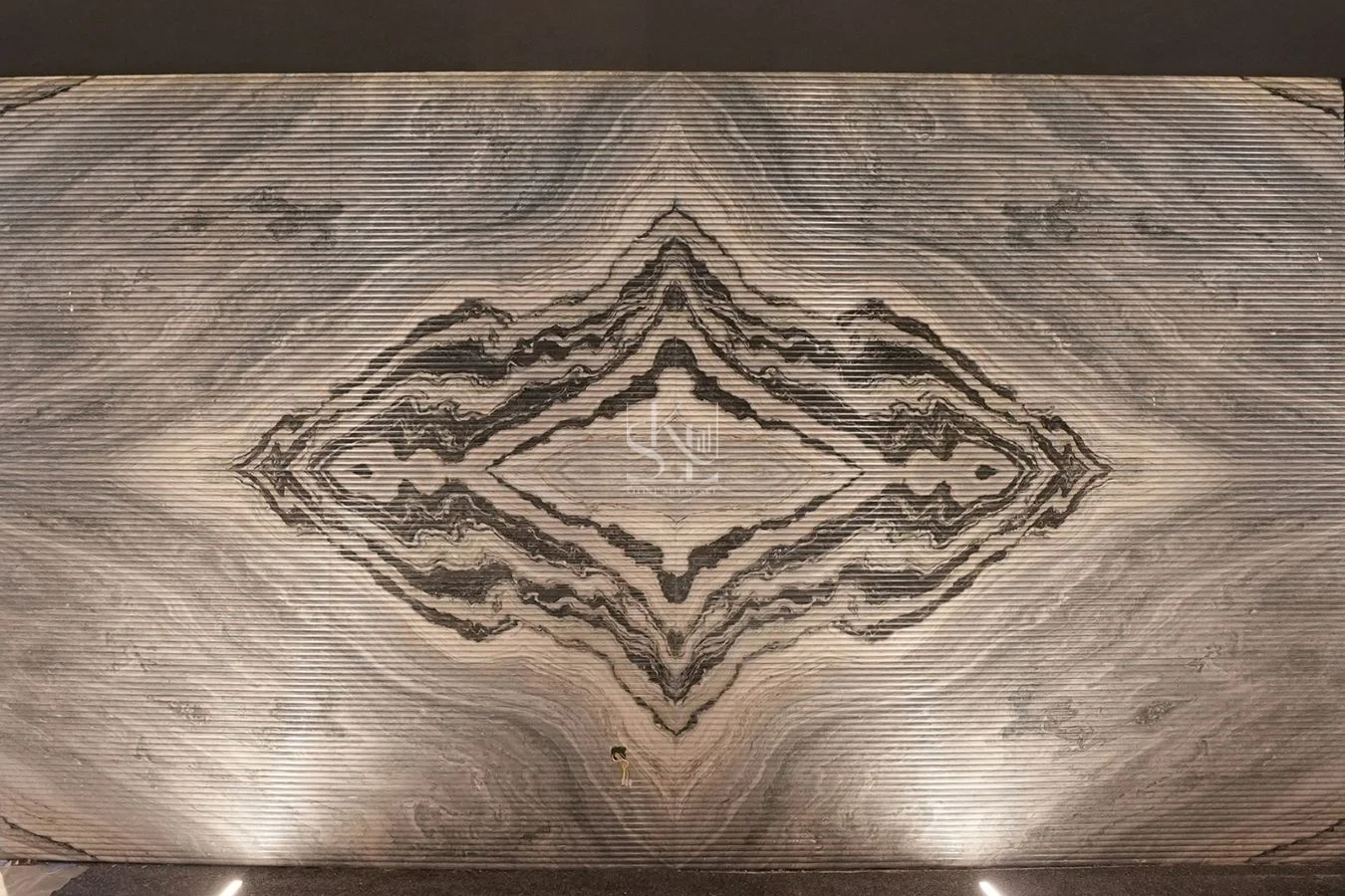 Book Matched Fluting Design