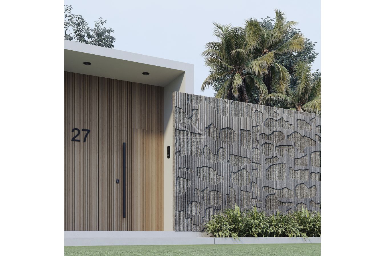 Semi-Chiseled Wall Design