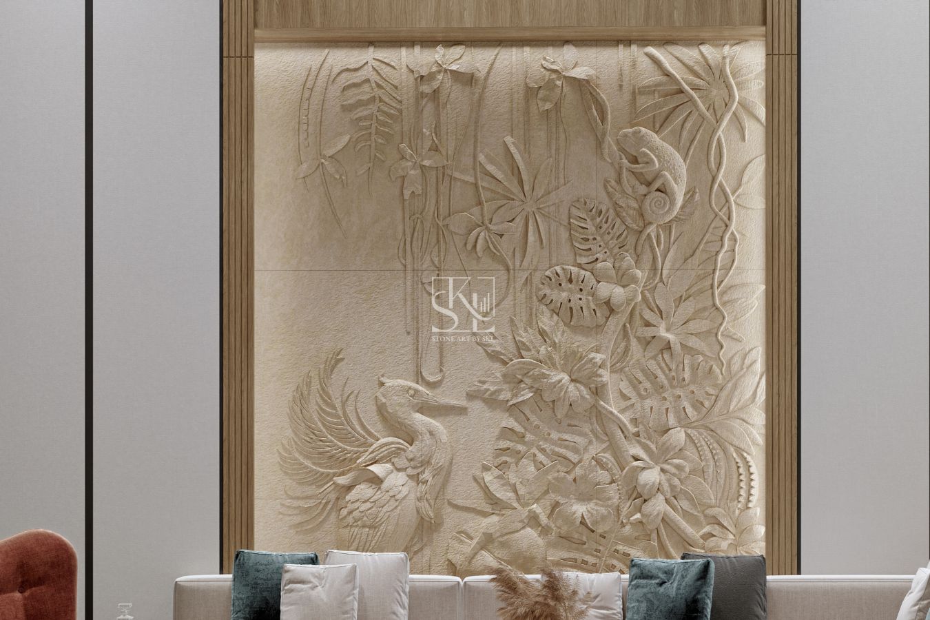 Swan Design Wall Cladding