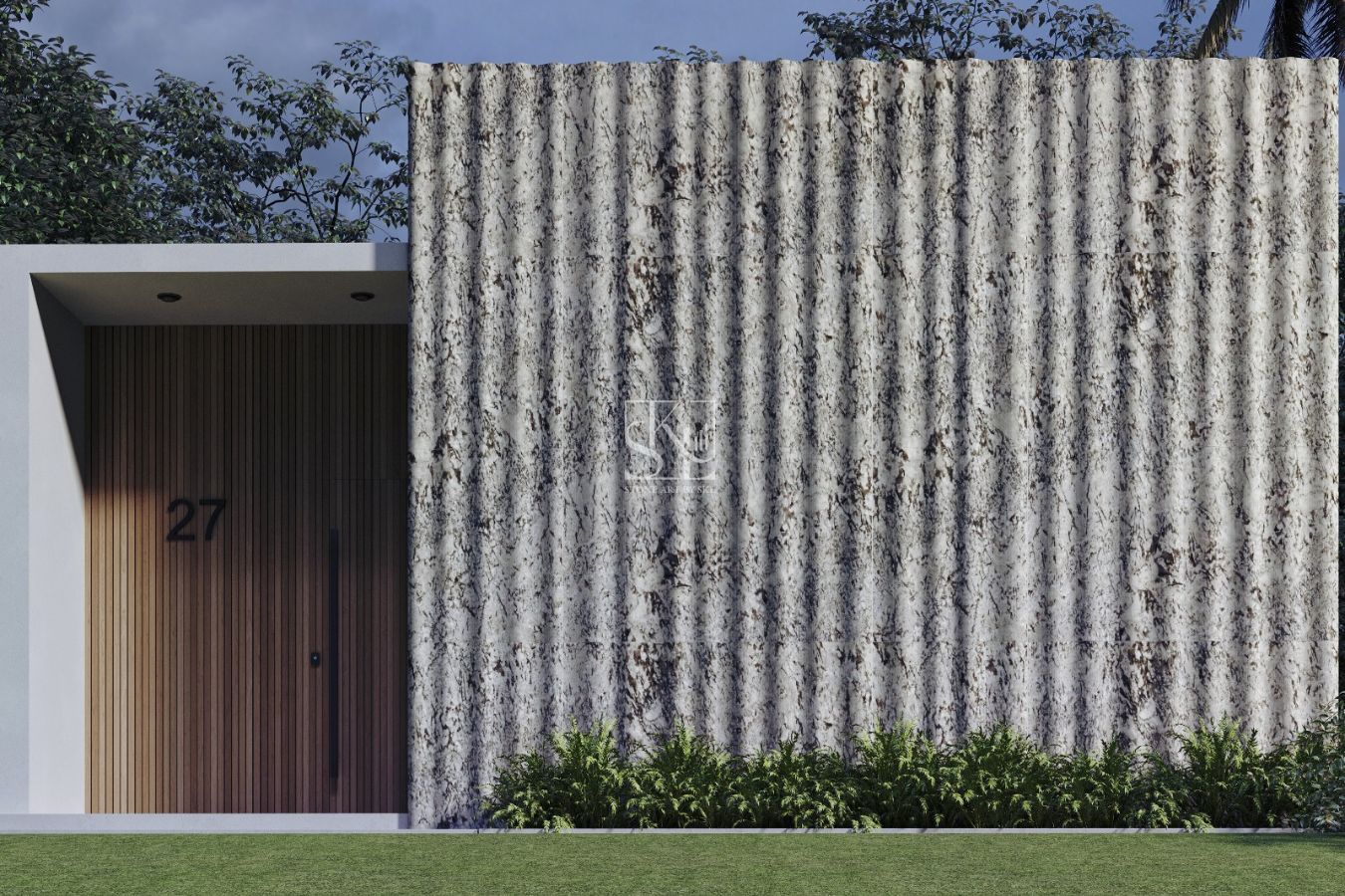 Curtain Fluting Wall Cladding