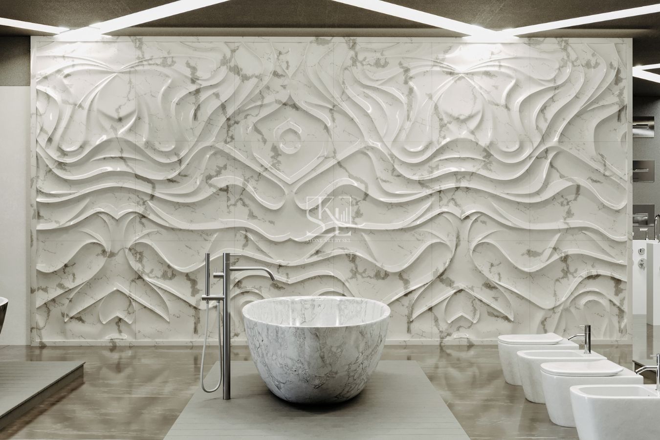 Liquid Wave Design Wall Cladding