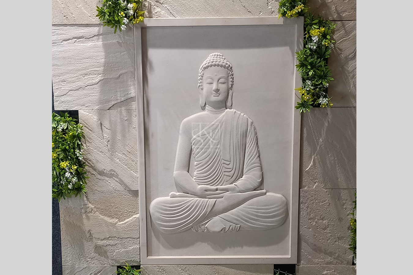 Buddha Sculpture Wall Cladding