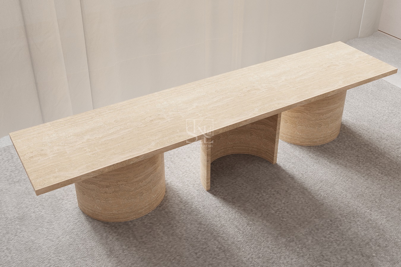Travertine Bench
