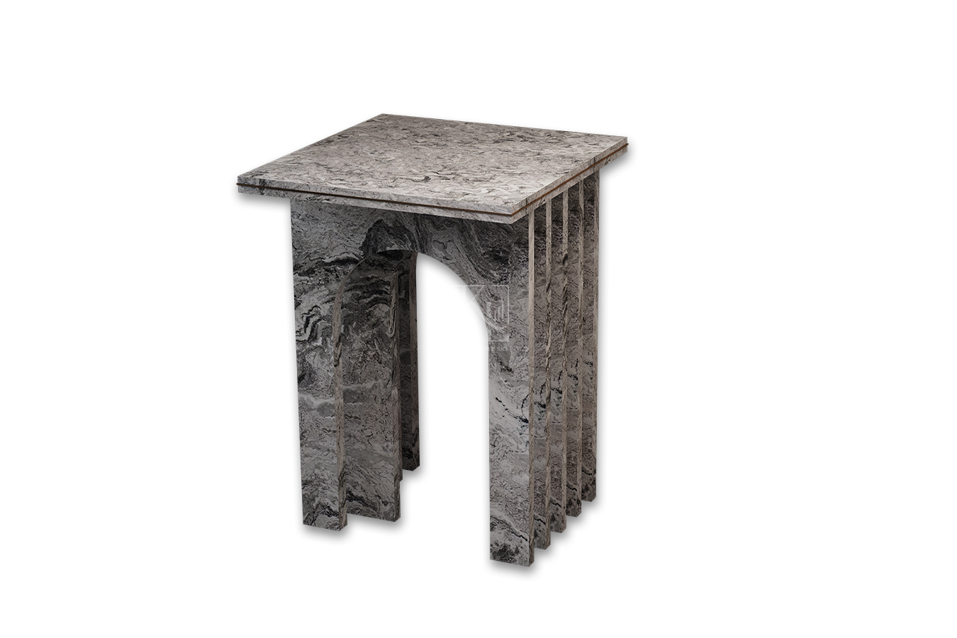 Pacific Grey Marble Table