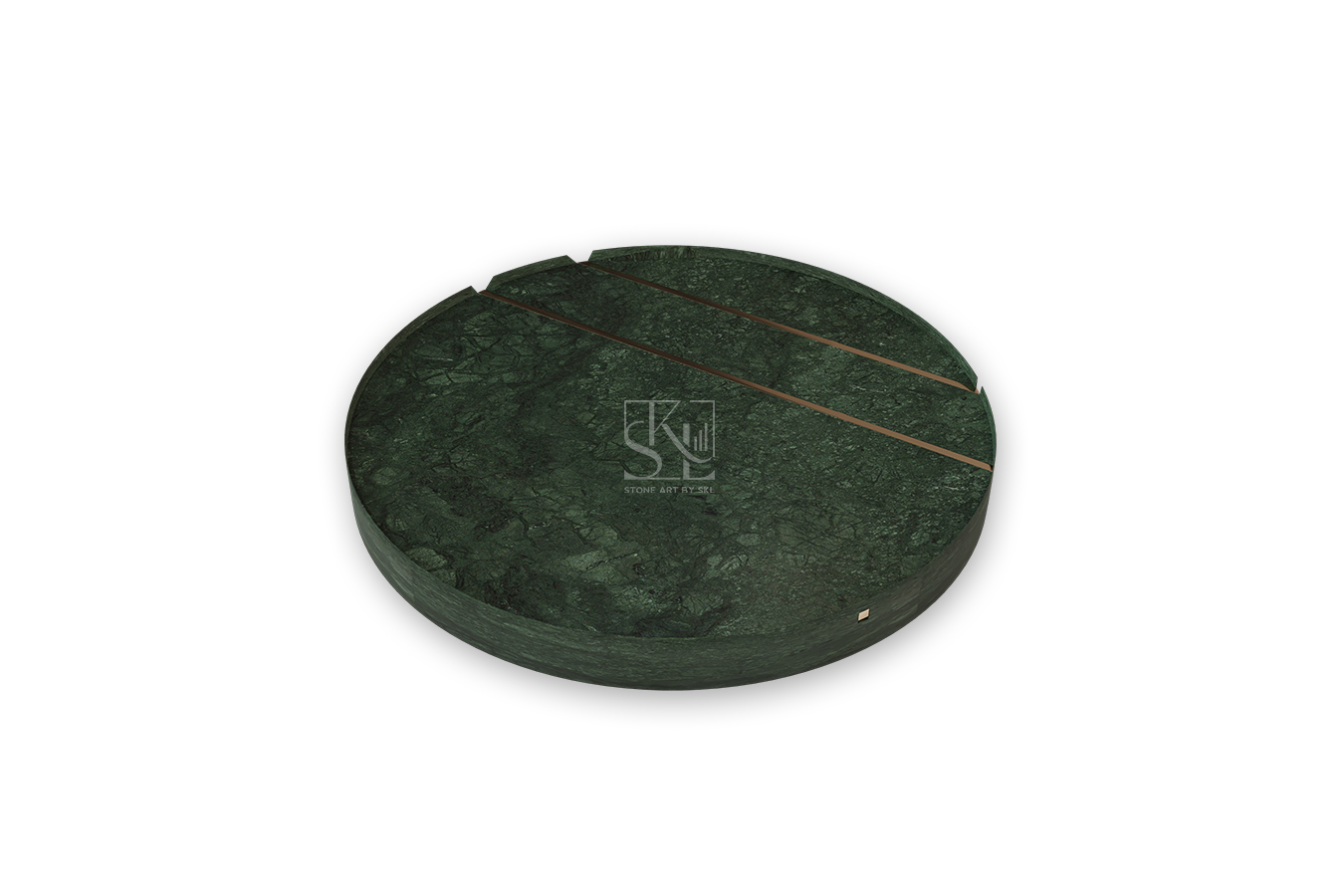 Green Marble Inlay Coaster