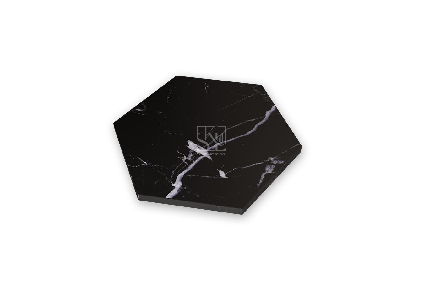 Demon Black Marble Coaster